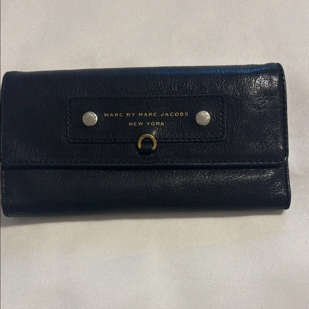 Marc by Marc Jacobs Black Leather Clutch EUC